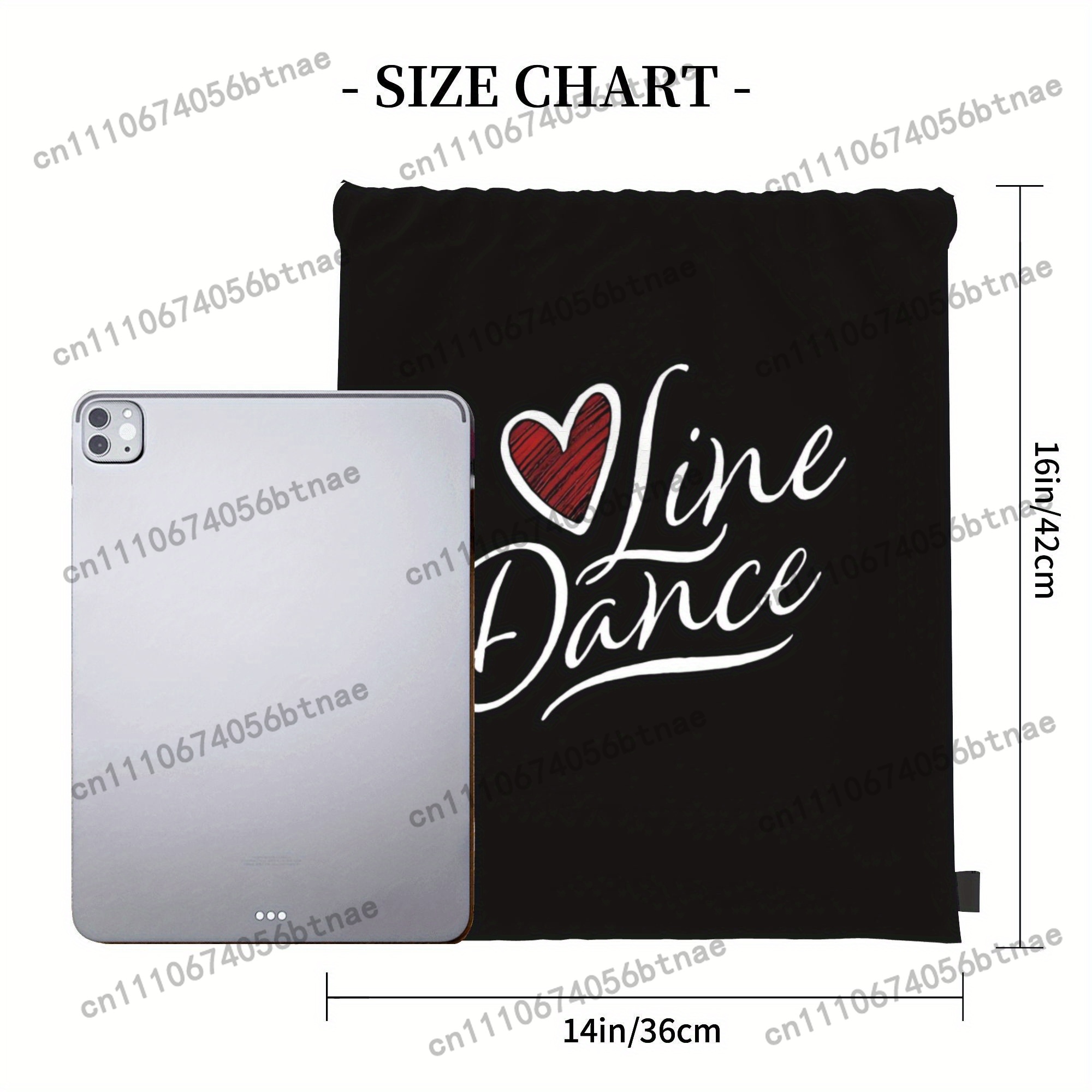 กระเป๋าเชือกรูด LOVE Line Danc - Drawstring Gym Bag บทวิจารณ์และราคา