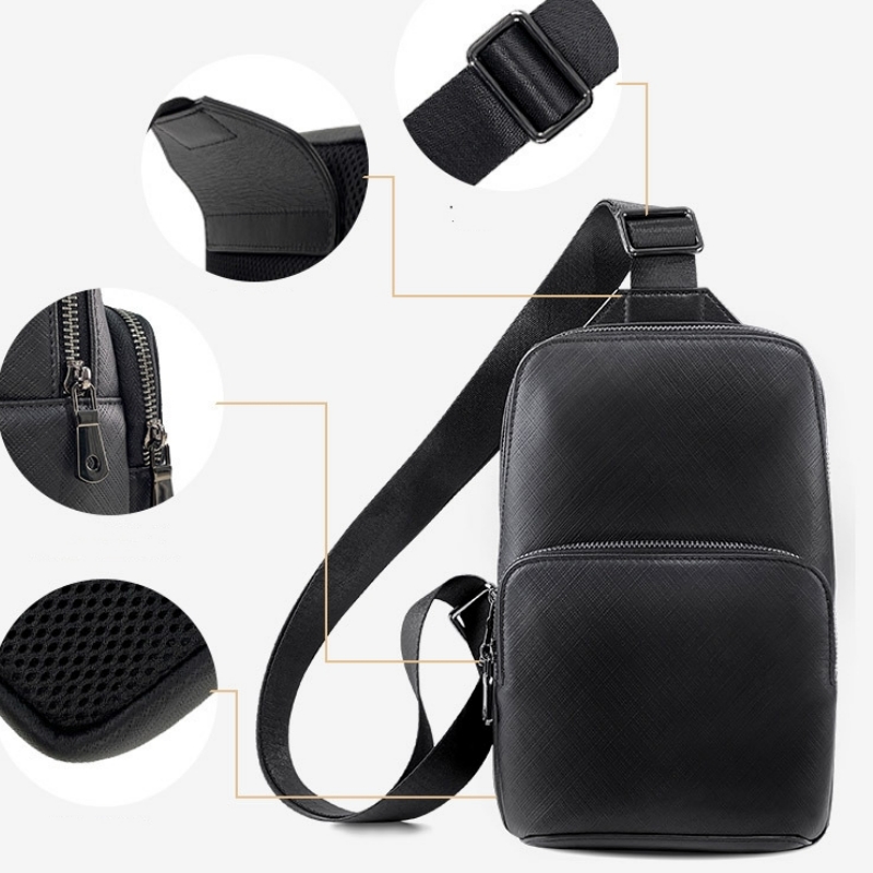 กระเป๋าสะพายของผู้ชายสีดำดีไซน - Sling Backpack Shoulder บทวิจารณ์และราคา