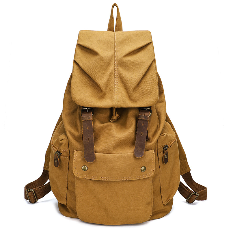 กระเป๋าเป้สะพายหลังผ้าแคนวาสคว - Canvas Backpack Casual บทวิจารณ์และราคา