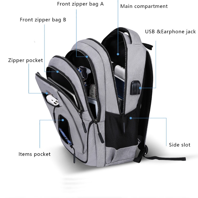 กระเป๋าเป้สะพายหลังความจุขนาดใ - Laptop Backpack 15.6 บทวิจารณ์และราคา