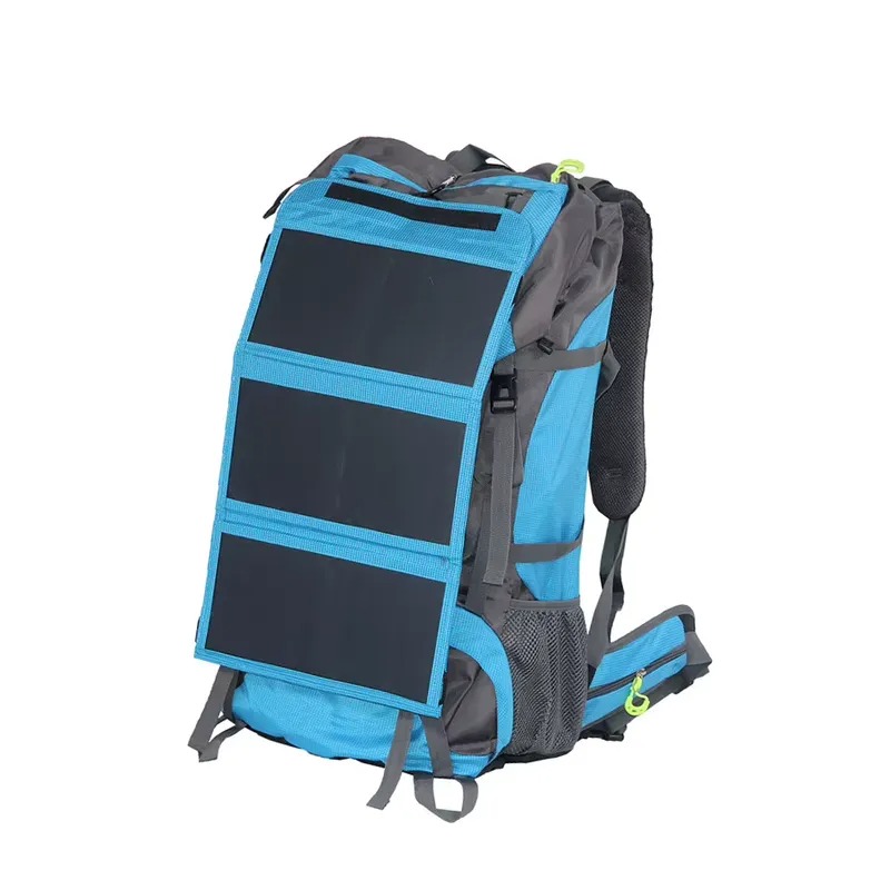 กระเป๋าเป้สะพายหลังติดแผงโซลาร - Hiking Backpack Waterproof บทวิจารณ์และราคา